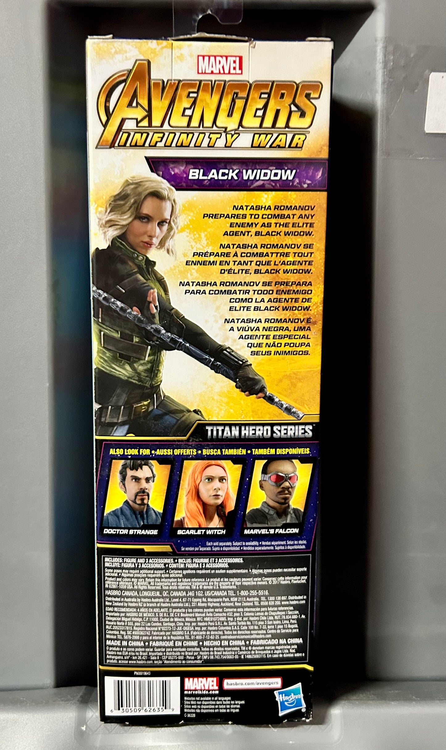 Marvel Avengers Infinity War Titan Hero Black Widow Action Figure