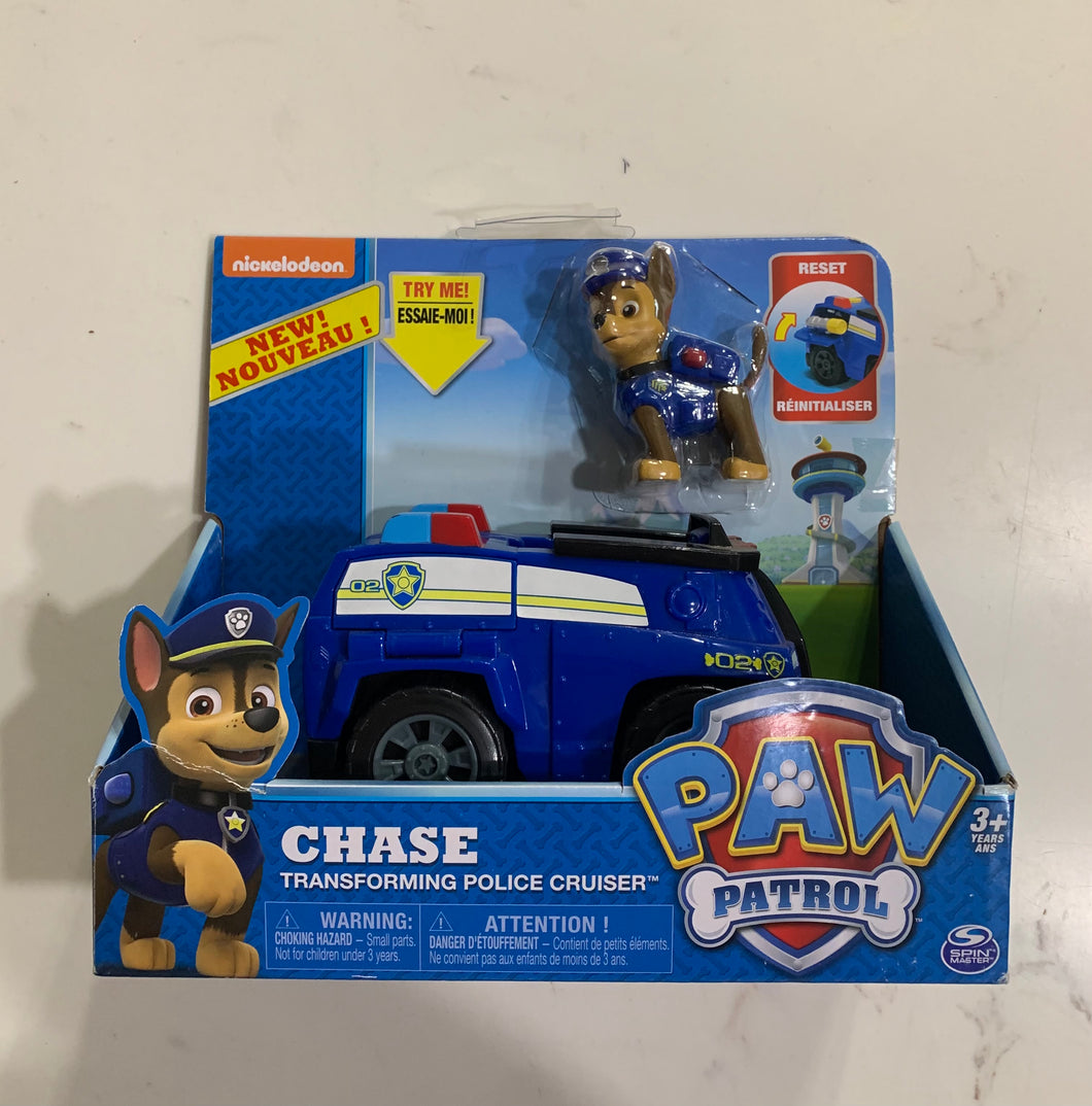 paw patrol chase transforming police cruiser