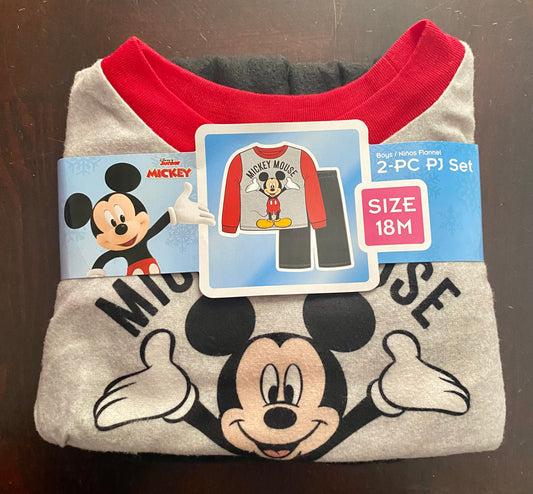 Disney Mickey Mouse 2-PC PJ Set
