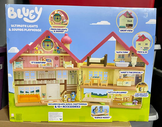 Bluey Ultimate Lights & Sounds Play House 17348
