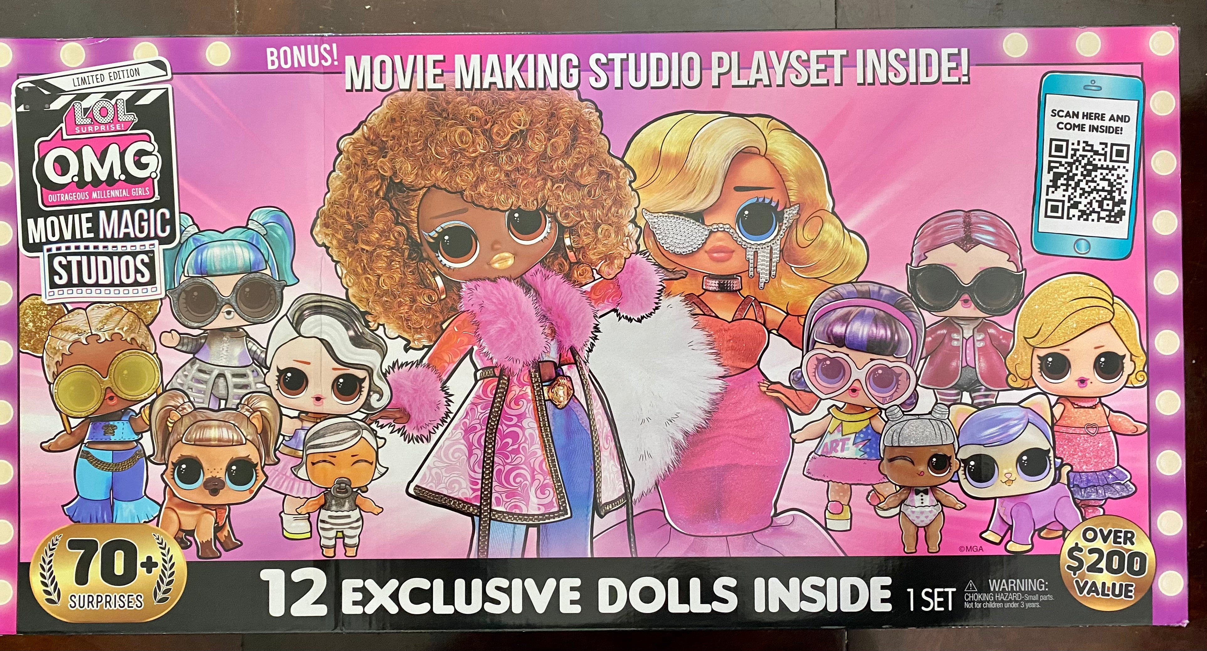 L.O.L. Surprise! OMG Movie Magic Studios With 70 Surprises 12 Doll Playset  - 576532 for sale online