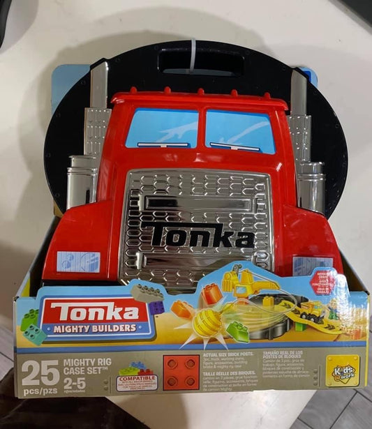 Tonka Mighty Builders Mighty Rig Case Set 33555