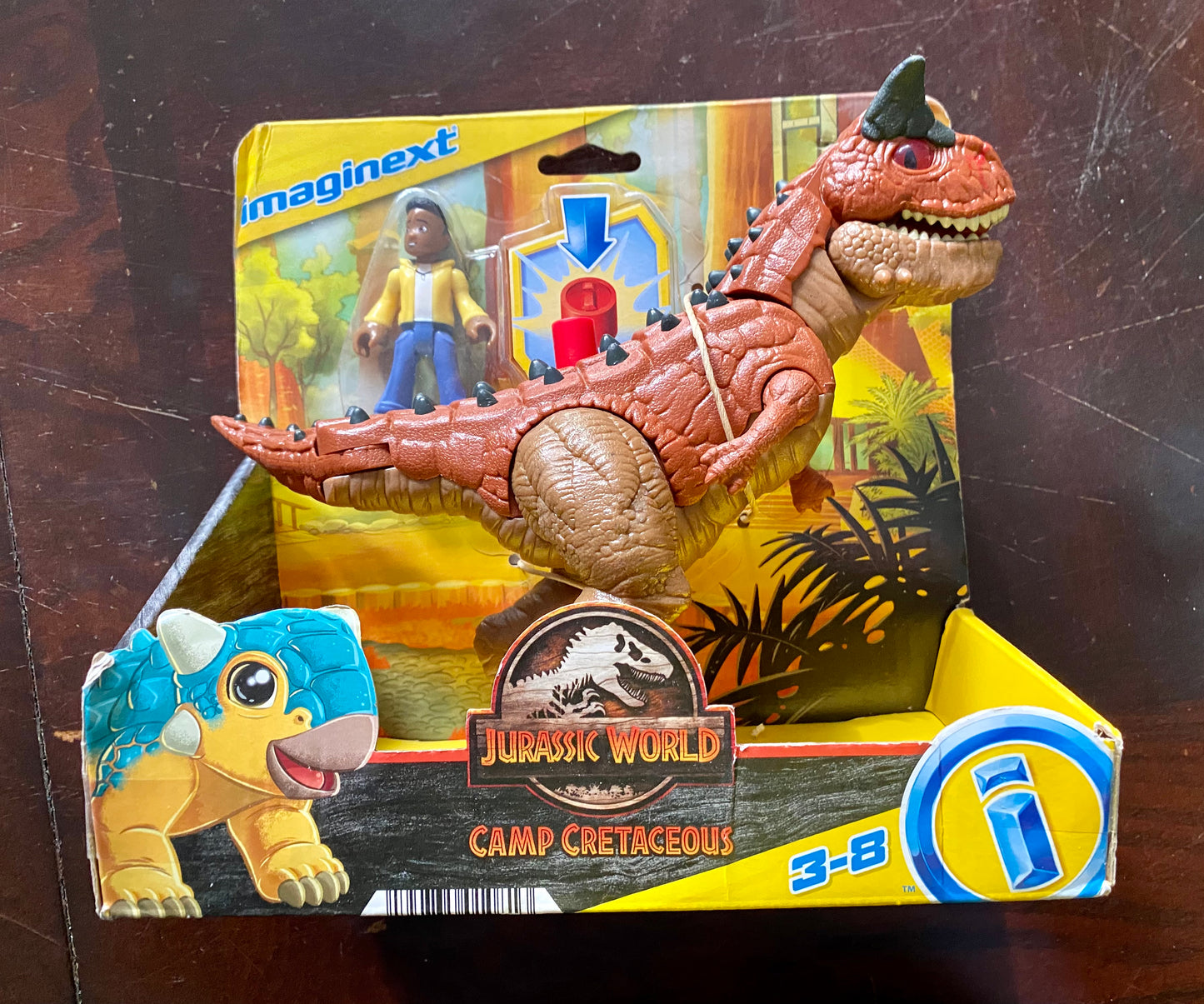 Carnotaurus Darius Camp Cretaceous Toy Imaginext Jurassic World