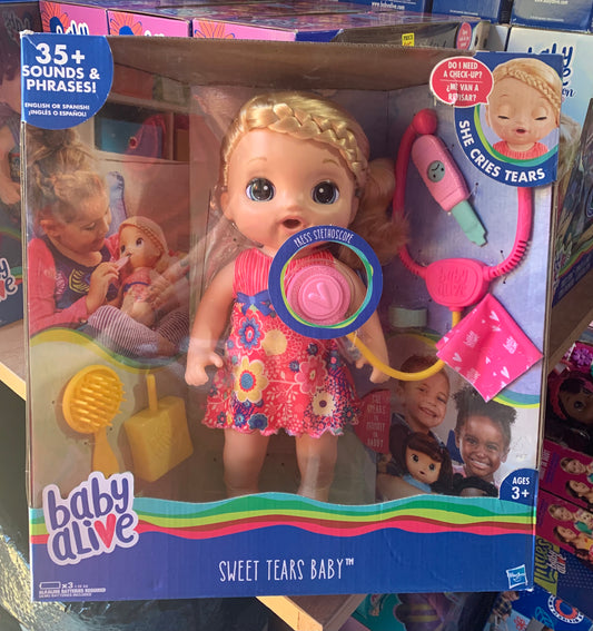 Baby Alive Sweet Tears Blonde Baby 52011