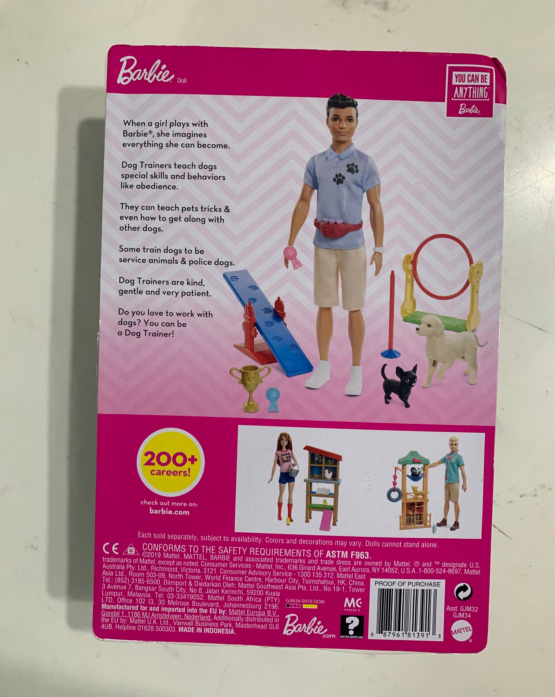 Barbie Ken Dog Trainer Playset 81391 – Cove Toy House
