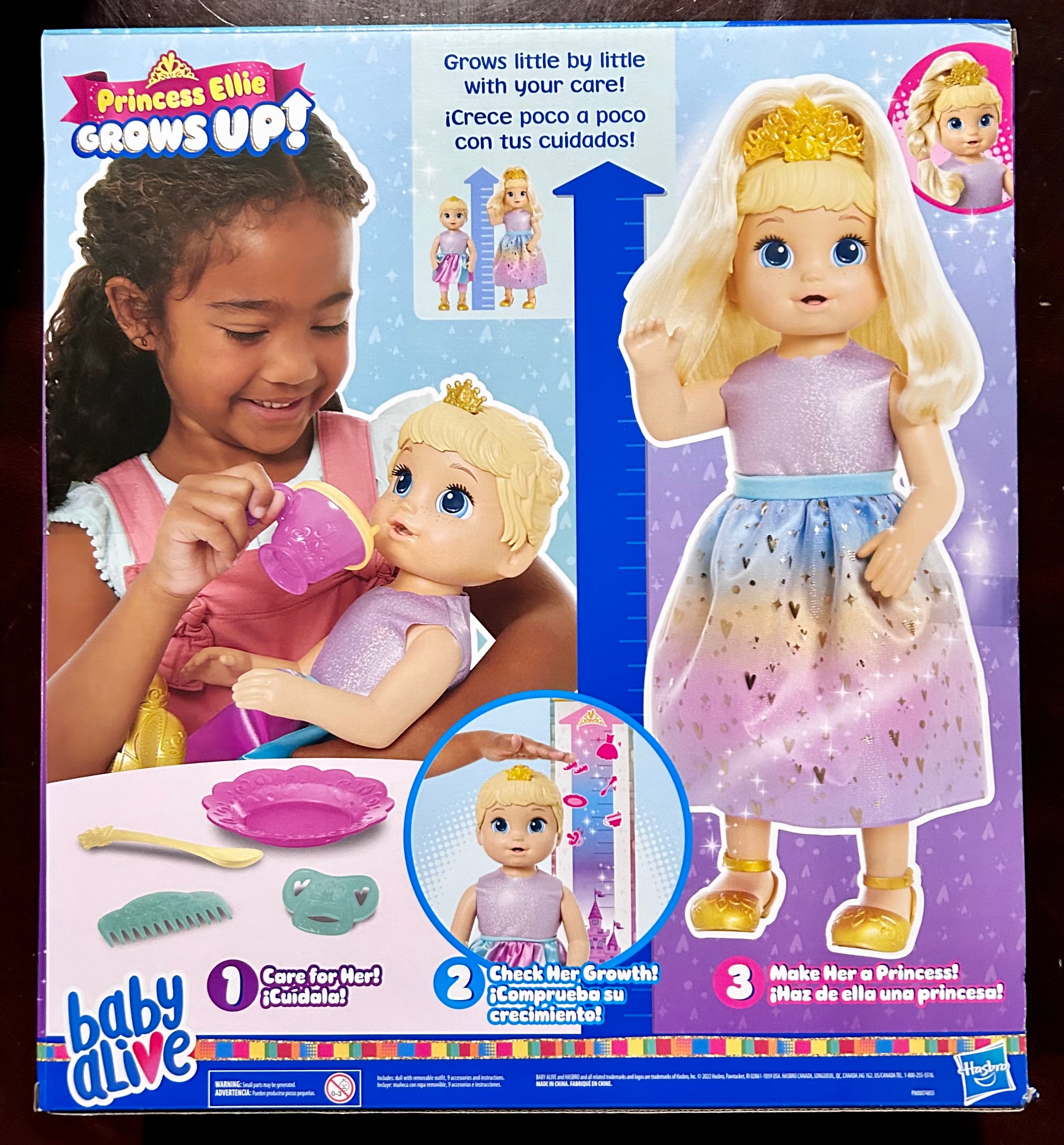 Baby Alive deals Princess Ellie Grows Up Blonde Doll 121563