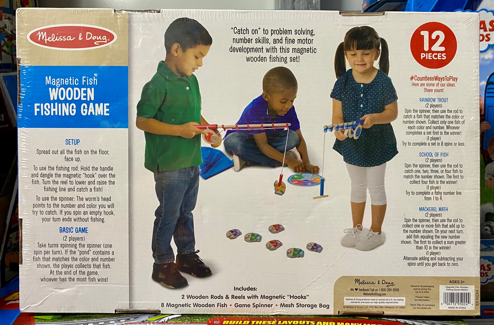 Melissa & Doug - Juego magnético de madera con imágenes Melissa & Doug - Juego magnético de madera con imágenes