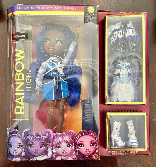 Rainbow High Coco Vanderbalt- Cobalt Blue Fashion Doll 57832