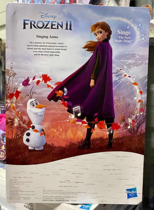 Disney Frozen 2 Singing Anna Doll 86791