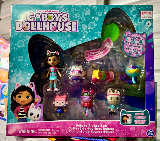 Gabby’s Doll House Deluxe Figure Set Dance Party Edition 38089