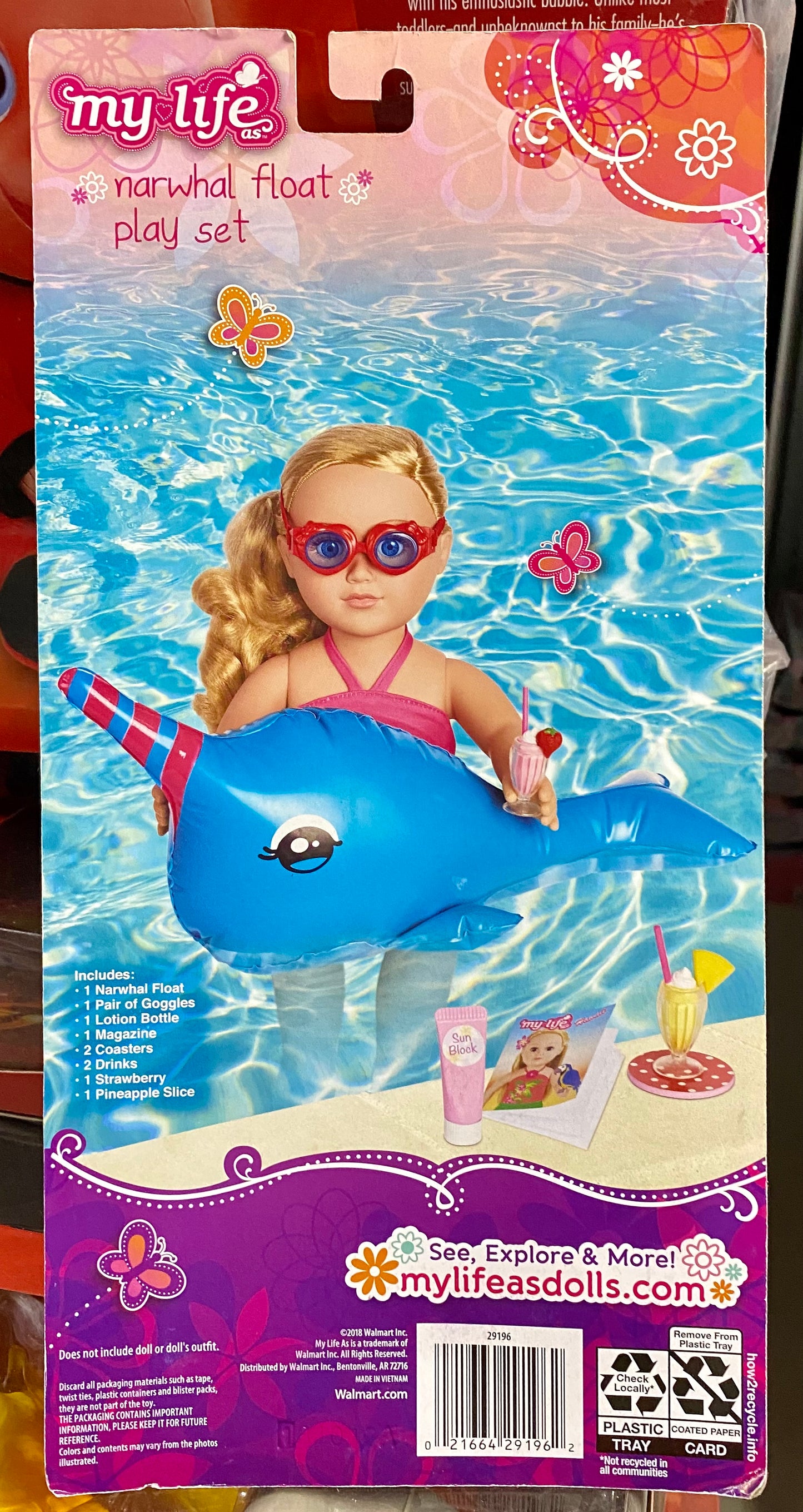 My Life As Narwhal Float 10-Piece Play Set 29196