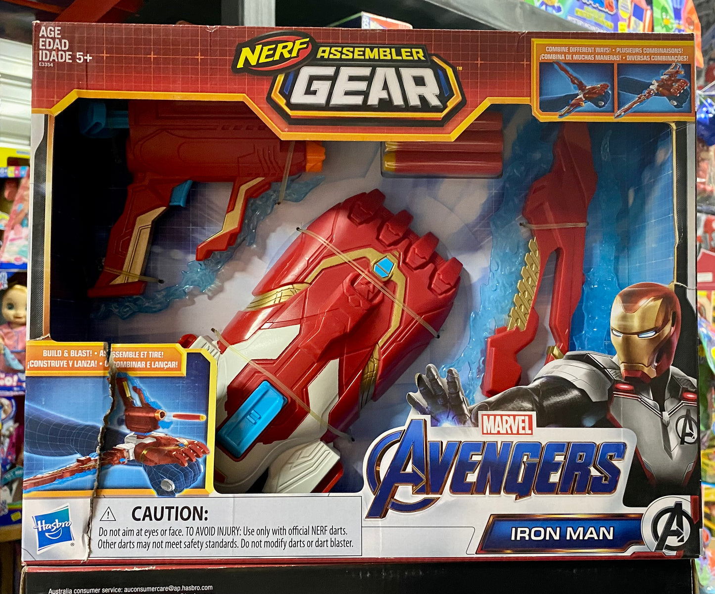 Nerf Assembler Gear Marvel Avengers Iron Man Blaster