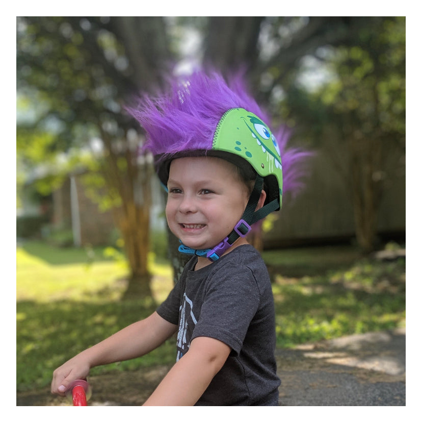 Kids Bicycle Helmet Purple Mohawk 97710 – Cove Toy House