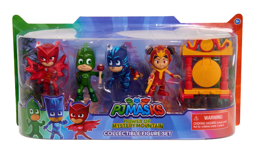 PJ Masks Mystery Mountain 3” Collectible 5-Figure Set