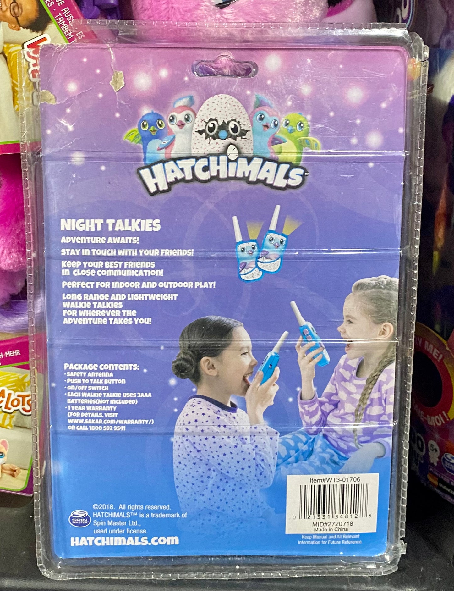 Hatchimals Night Talkies Kids Walkie Talkies With Builtin Flashlight 34812