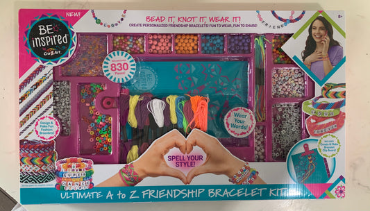 Cra-Z-Art Be Inspired Ultimate A-Z Friendship Bracelet Kit 53290