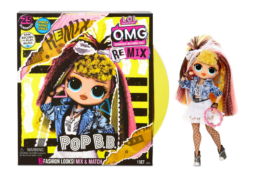LOL Surprise! OMG Remix Pop B.B. Fashion Doll 25 Surprises