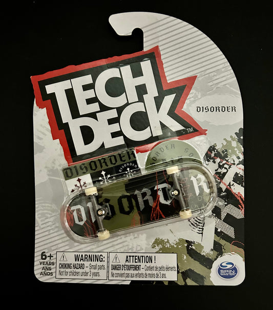 Tech Deck Disorder Ultra Rare Fingerboard Skateboard 19132-1