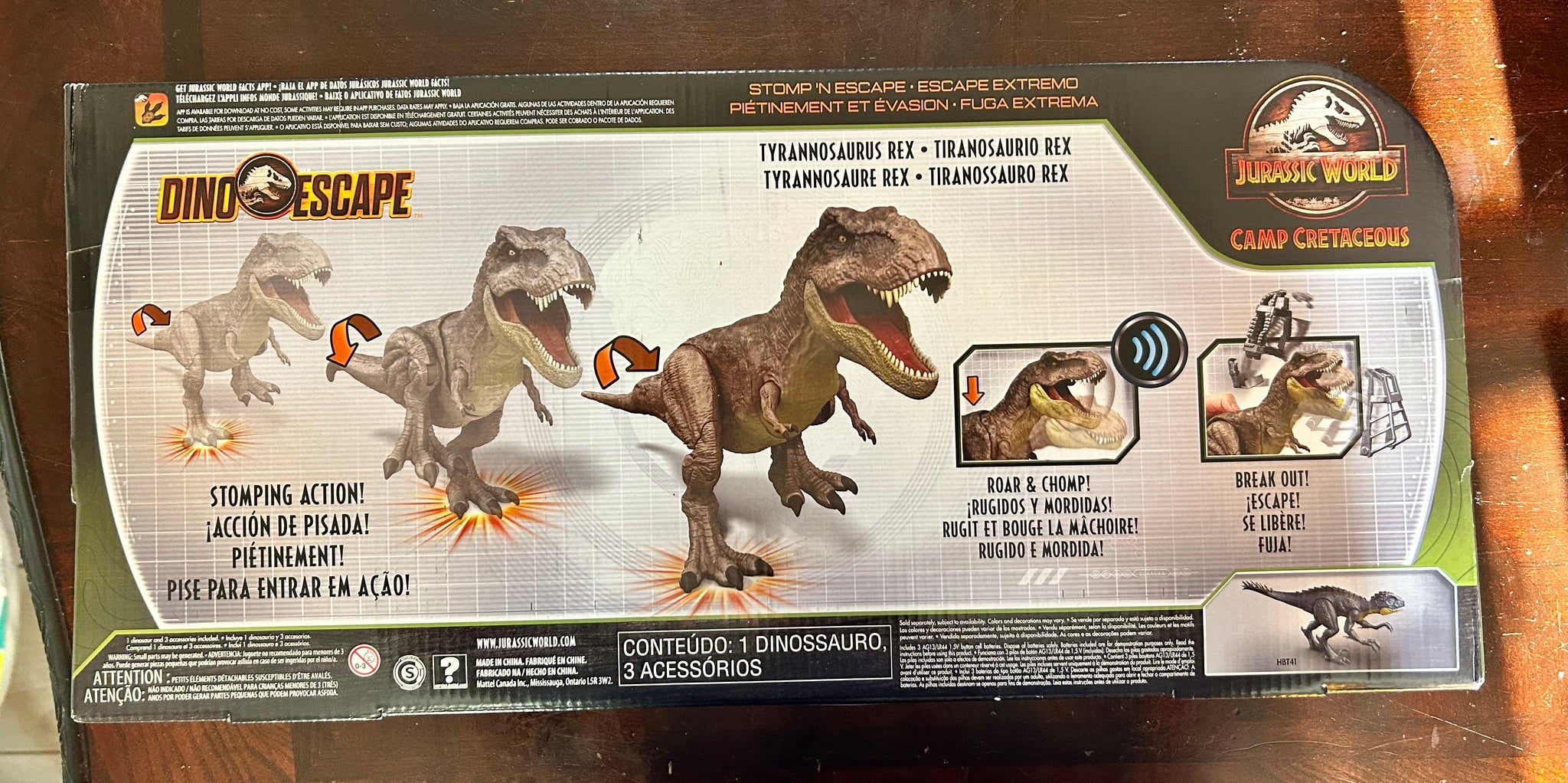 Jurassic World: Camp Cretaceous Stomp 'n Escape Tyrannosaurus Rex