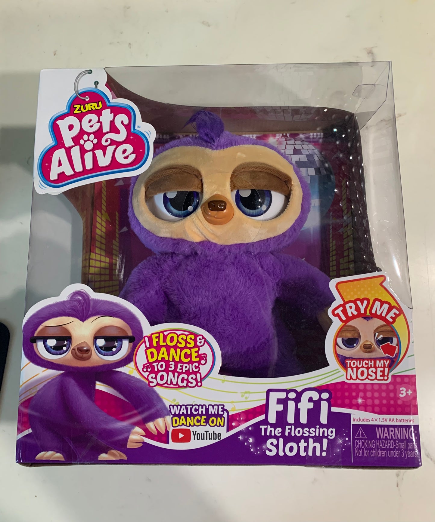 Zuru Pets Alive Fifi The Flossing Sloth 00442